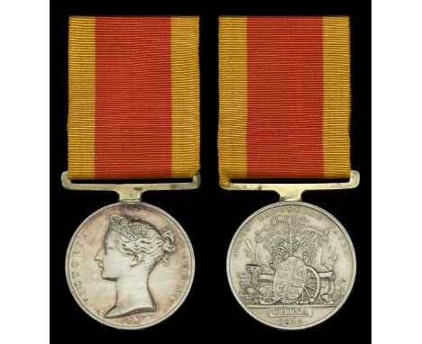 China 1842 (Edward Hewitt, H.M.S. Herald.) original suspension, light contact marks, nearly very fine  £500-£700  ---  Edward