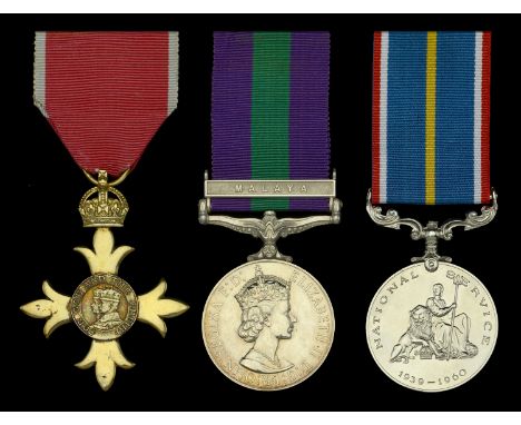 A post-War ‘Scouting’ O.B.E. pair awarded to Captain B. D. Fairgrieve, Royal Army Medal Corps, who was Regimental Medical Off