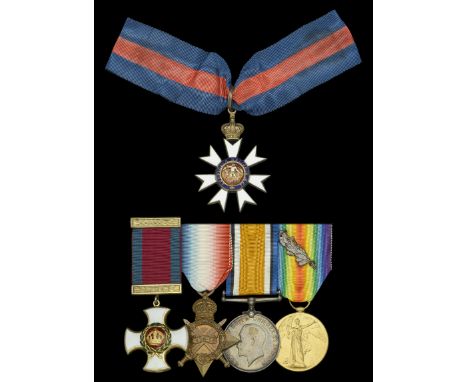 A Great War C.M.G., D.S.O. group of five awarded to Colonel W. A. Simson, Canadian Army Service Corps, who was three times Me