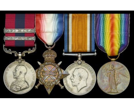 The extremely rare Great War ‘Somme’ D.C.M., 1918 ‘Capture of Meteren’ Second Award Bar, and ‘Battle of Courtrai’ Third Award