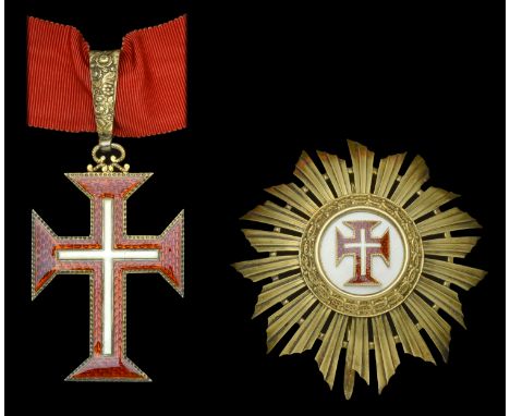 Portugal, Republic, Order of Christ, Commander’s set of Insignia, by Frederico Costa, Lisbon, comprising neck badge, 58mm x 4