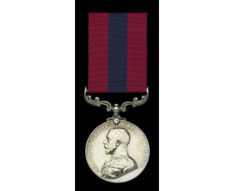 A Great War 1915 ‘French theatre’ D.C.M. awarded to Lance Corporal A. J. West, 1st Battalion, Middlesex Regiment, later Argyl