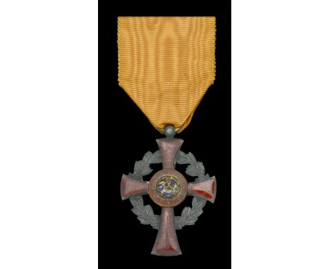 Netherlands, Kingdom, House Order of Orange, Knight’s breast badge, by Koniklijke Begeer, 48mm x 39mm, silver, gilt and ename