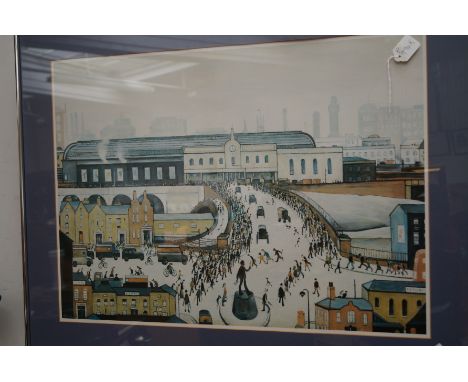 Framed Lowry print 