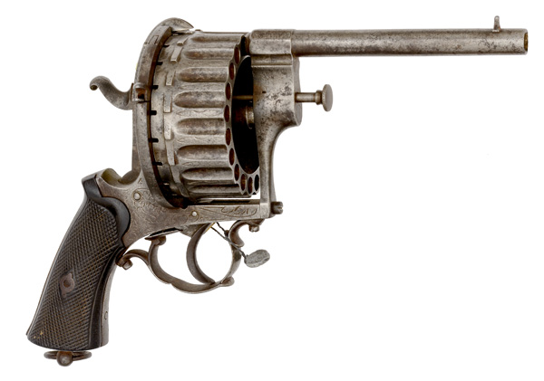 belgian lefaucheux revolver