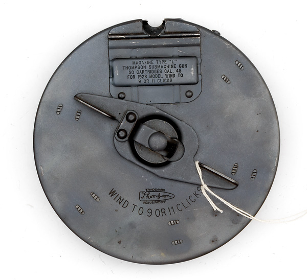 Thompson "Tommy Gun" Drum Magazine Type L 50 round drum magazine
