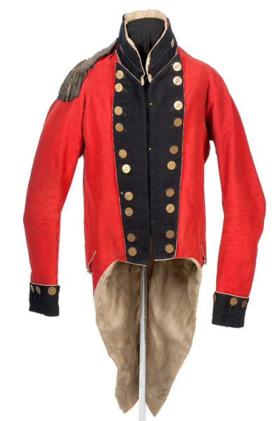 Napoleonic War Era British Volunteer Officer's Coatee Red wool ...