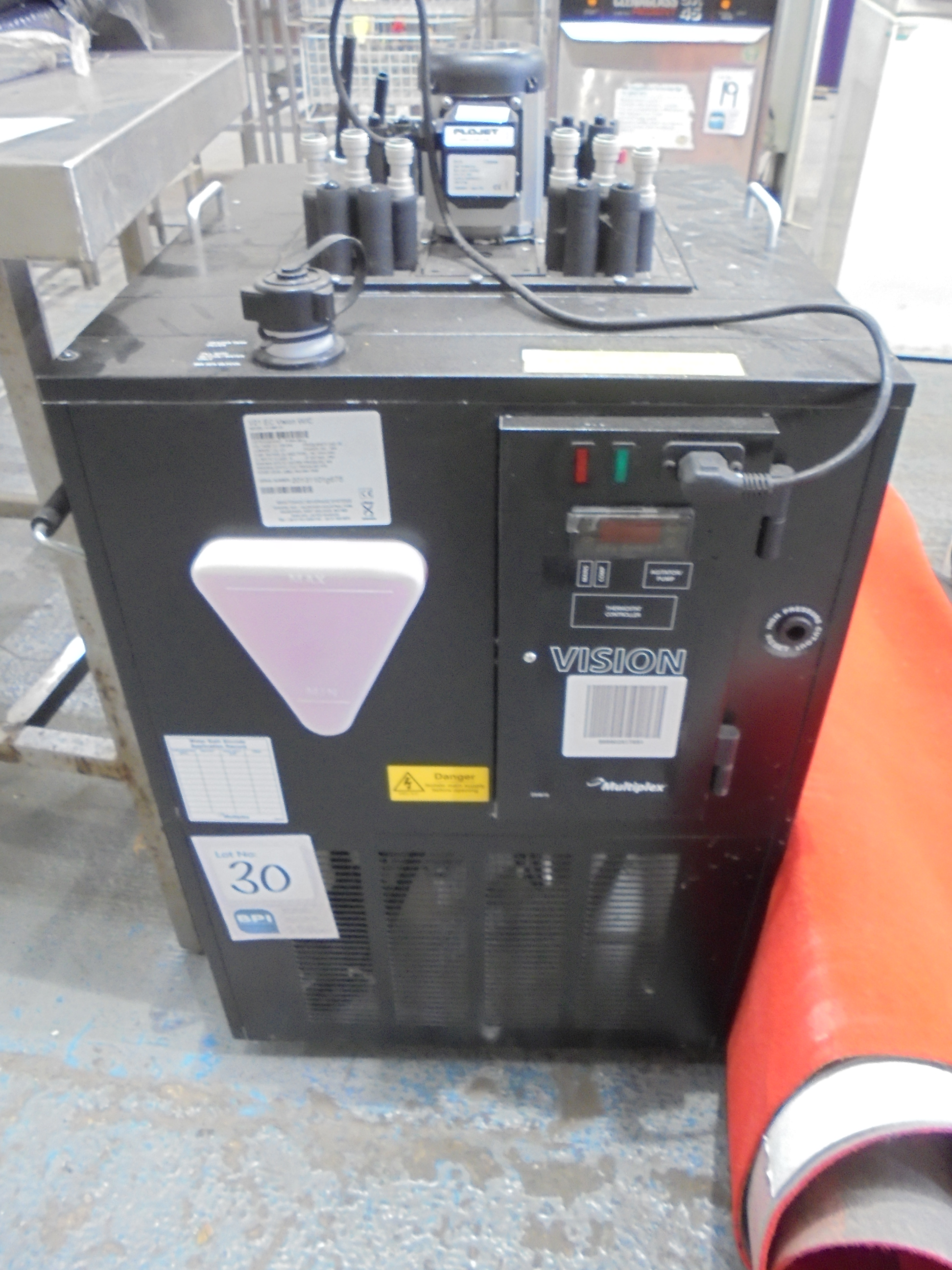 Manitowoc Vision V21 EC Beer Line Cooler, 240v. Includes full roll of