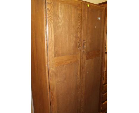 ERCOL TWO DOOR WARDROBE