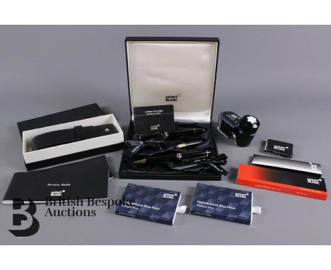 Meisterstuck Mont Blanc ink pen and propelling pencil set, together with an ink cartridge, in the original presentation box, 