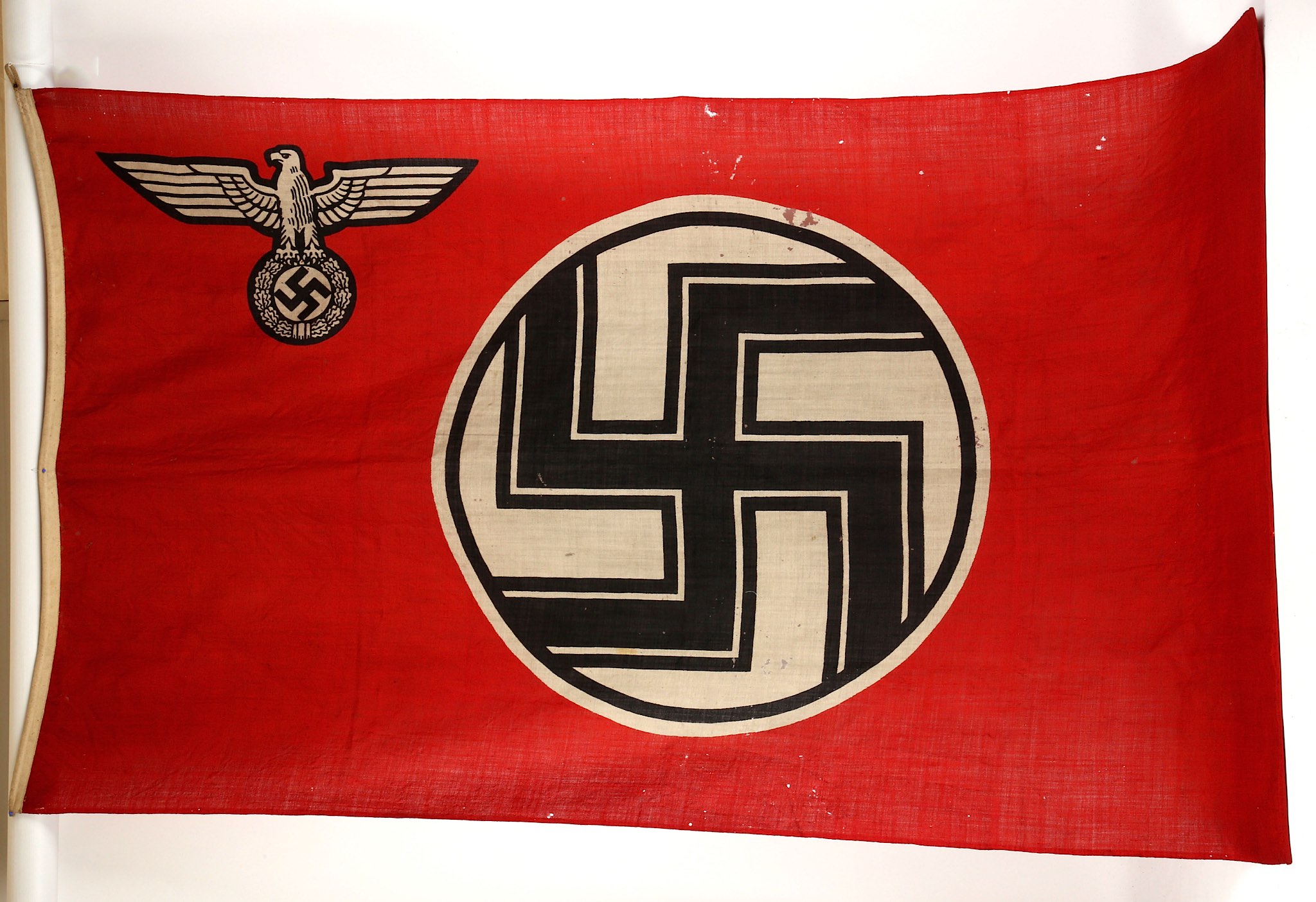 WWII 3rd Reich Nazi State flag, Swastika and Eagle emblem, 95 x 170cm ...