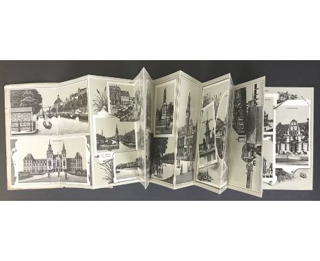 ANTIQUE ALBUM VAN AMSTERDAM IN ACCORDION STYLE