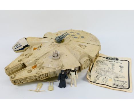 Star Wars - Millennium Falcon. A loose, Playworn and incomplete Millennium falcon. Instruction Leaflet included and the Emper