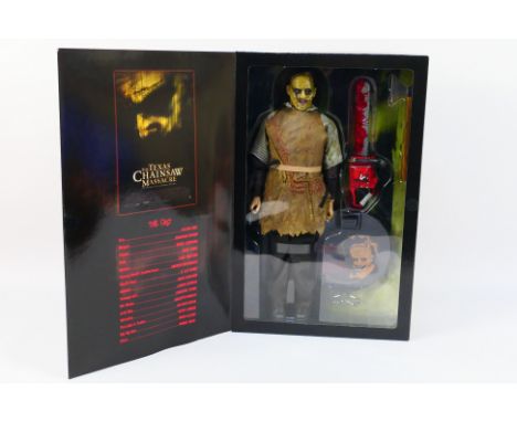 Sideshow Collectibles - The Texas Chainsaw Massacre - A boxed Leatherface 12" (h) figure - Appears in mint condition with cha