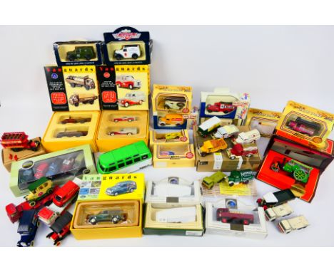 Corgi, Matchbox, Lledo, Maisto, Oxford Die-cast - 30 x boxed/unboxed die-cast model vehicles - Lot includes a 1:25 Maisto Vol