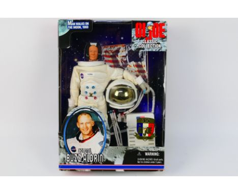 Hasbro - GI Joe Man - A boxed Hasbro GI Joe 'Classic Collection 35th Anniversary 'Colonel Buzz Aldrin' Astrounaut 12" figure.