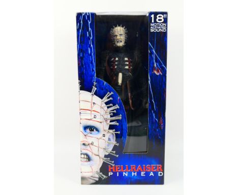 Neca - Reel Toys - A boxed Hellraiser 'Pin Head' figure - The 18" (h) figure appears in excellent condition. Loose in box. Bo