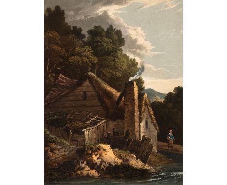 Bath.- [Barker (Benjamin)] [Aquatint Colored Engravings, by Theodore Fielding...of Landscape Scenery, principally Views in an