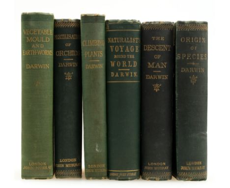 Darwin (Charles) The Origin of Species By Means of Natural Selection, sixth edition (twenty-eighth thousand), folding lithogr
