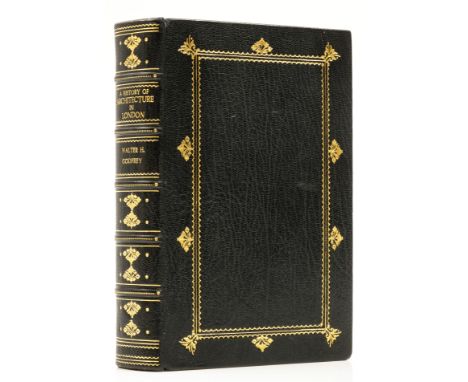 London.- Binding.- Godfrey (Walter H.) A History of the Architecture in London, first edition, half-title, black and white ph