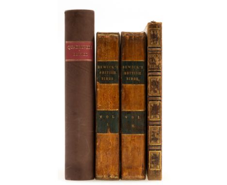 Birds.- Bewick (Thomas) History of British Birds, first edition, with to final leaf verso vol. 1, occasional spotting, contem