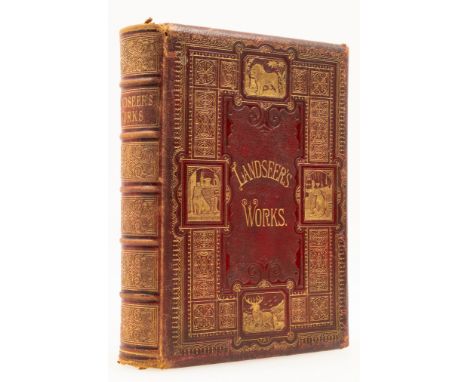 Landseer (Edwin).- Monkhouse (W. Cosmo) The Works of Sir Edwin Landseer, additional engraved title and 54 plates, illustratio