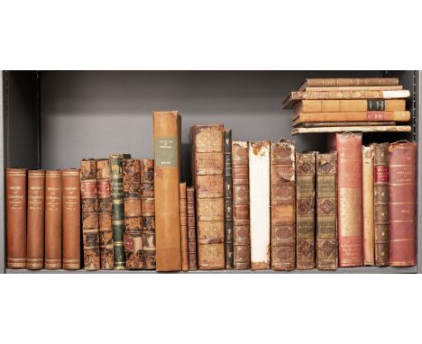 Cornwall.- Gilbert (Davies) The Parochial History of Cornwall, 4 vol., first edition, half-titles, foxing, stain to lower mar