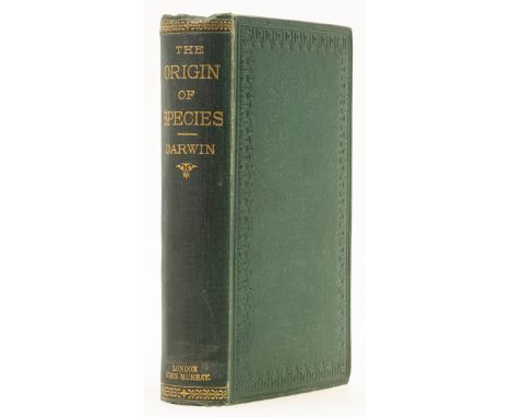 Darwin (Charles) The Origin of Species by Means of Natural Selection, sixth edition (twenty-second thousand), folding diagram