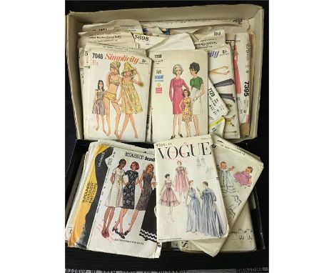 A selection of vintage dress patterns