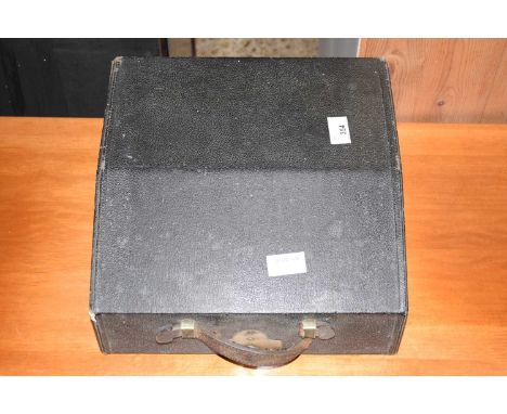 A vintage Underwood typewriter