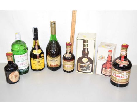 Mixed Lot: Various bottles of spirits and liqueurs to include Armagnac, Special Dry Gin and others (8)