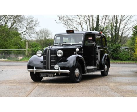 The Austin FX3 was introduced in 1948 and produced until 1958. Designed specifically for London's streets, the FX3 was develo