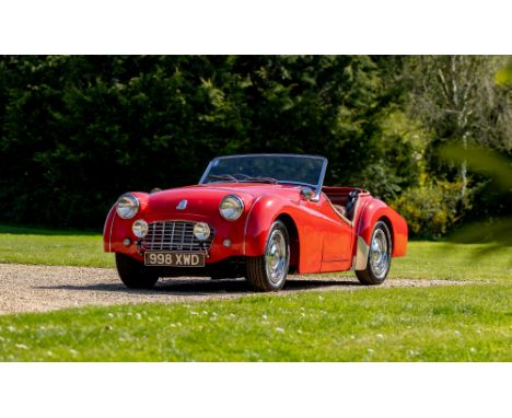 The Triumph TR3 was built between 1955 and 1957 and was powered by a 1991cc engine which initially produced 95bhp increasing 