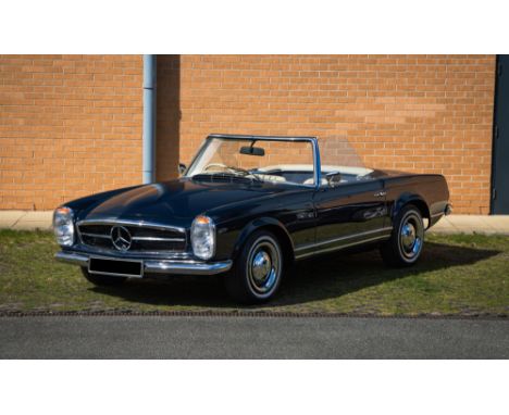 Fitted with 2.8 litre engineRestored exampleThe Mercedes-Benz W113 roadsters, designed by Paul Bracq, were produced from 1963