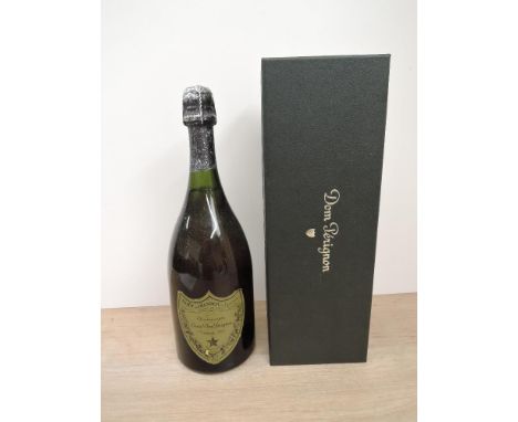 A bottle of Dom Perignon Vintage 1973 Champagne, 12.5% vol, 750ml, in 1998 packaging and box