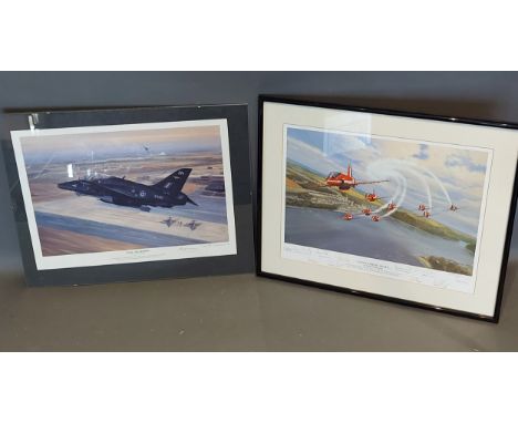 Mark Postlethwaite, Concorde Roll, a limited edition print number 706/1000 Concorde Roll together with another similar Eagle 