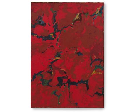 LUIGI BOILLE (1926-2015)Rosso 1959 signé et daté 1959huile sur toile signed and dated 1959oil on canvas 120 x 83.2 cm. 47 1/4
