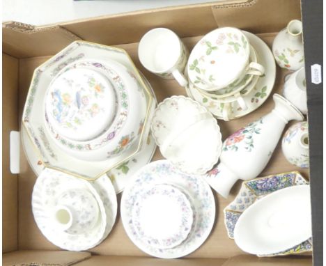 A Mixed Collecton of mostly Wedgwood to inlcude Kutani Cran Ginger Jar and Bowl, Wild Strawberry Gateaux Plate, Teacups and S