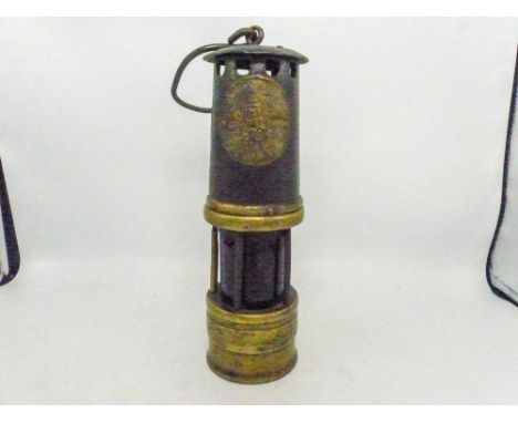Hailwood &amp; Ackroyd Brass and Metal Miners Lamp type 01.