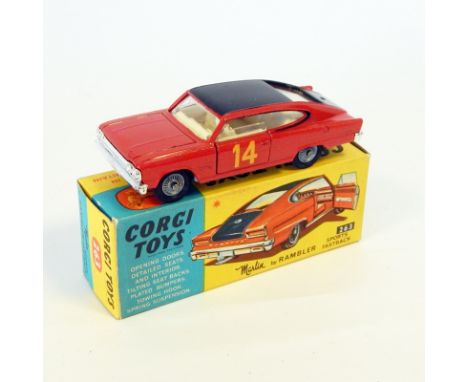 Corgi diecast model of Marlin by Rambler Sports Fastback 263 (boxed)  CONDITION REPORT: Good condition 