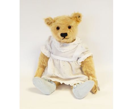 Steiff gold plush teddy bear, 42cm long 