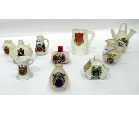 Various Goss crestedware (1 box) 