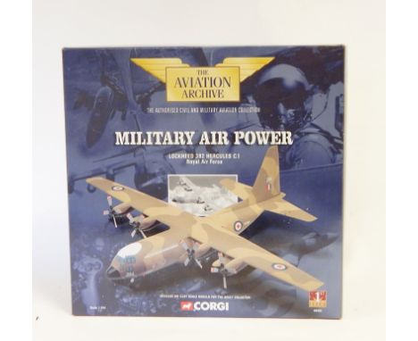 Corgi 'The Aviation Archive' collection of diecast model aeroplanes to include Locheed 382 Hercules 3.1, etc. (all boxed) (4)