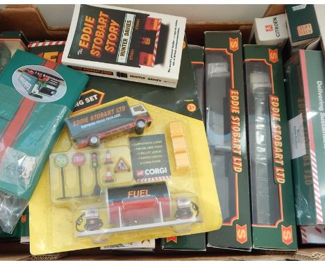 Quantity of Corgi Eddie Stobart diecast vehicles and accessories (boxed)
