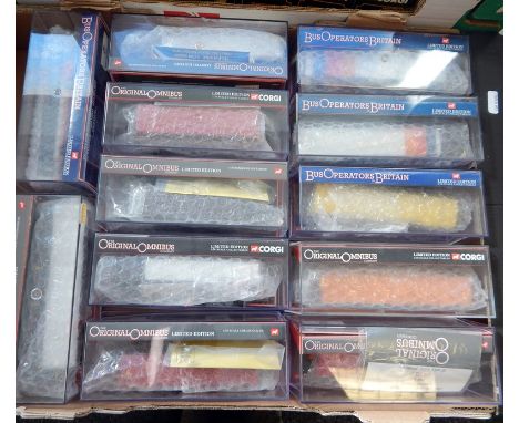 Collection of Corgi 'The Original Omnibus' limited edition models together with 'Bus Operators in Britain' diecast models (bo