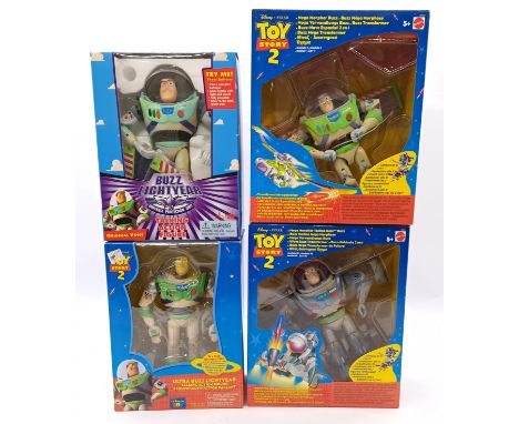 Mattel, Thinkway group including: #23601 Mega Morpher Techno Gear Buzz, #18997 Mega Morpher Buzz,&nbsp; Ultra Buzz Lightyear,