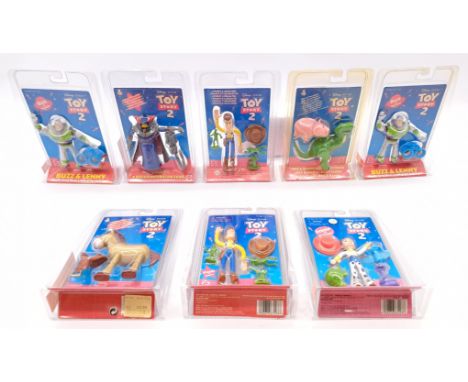 Mattel Toy Story 2 action figure group including: #67993 Jessie &amp; Critters, #67993 Woody &amp; Army Men x2,&nbsp; #67993 