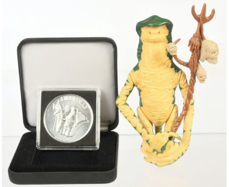 Kenner Star Wars vintage loose Amanaman Power of the Force with staff &amp; coin. Condition Good to Excellent