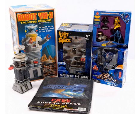 Lost in Space &amp; other group including: (1) Diamond Select Toy Lost In Space B-9 Robot, battery operated, within Good Pus 