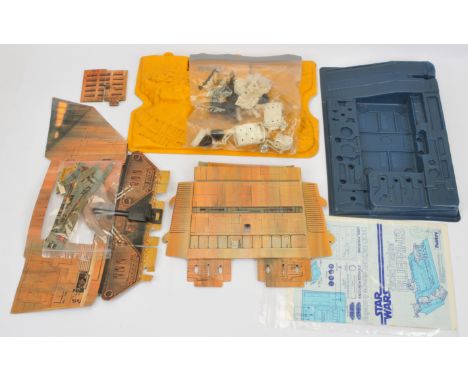 Kenner Star Wars vintage incomplete vintage playsets; Land of the Jawas &amp; The Droid Factory. Condition Poor to Fair